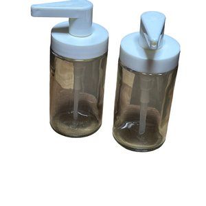 IKEA Soap Dispensers Set of 2 Beige Top‎ 6.75"x7"